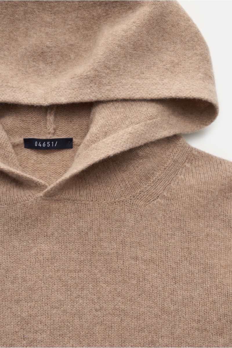 04651/ A trip in a bag Kapuzenpullover 'Shetland Hoodie' beige
