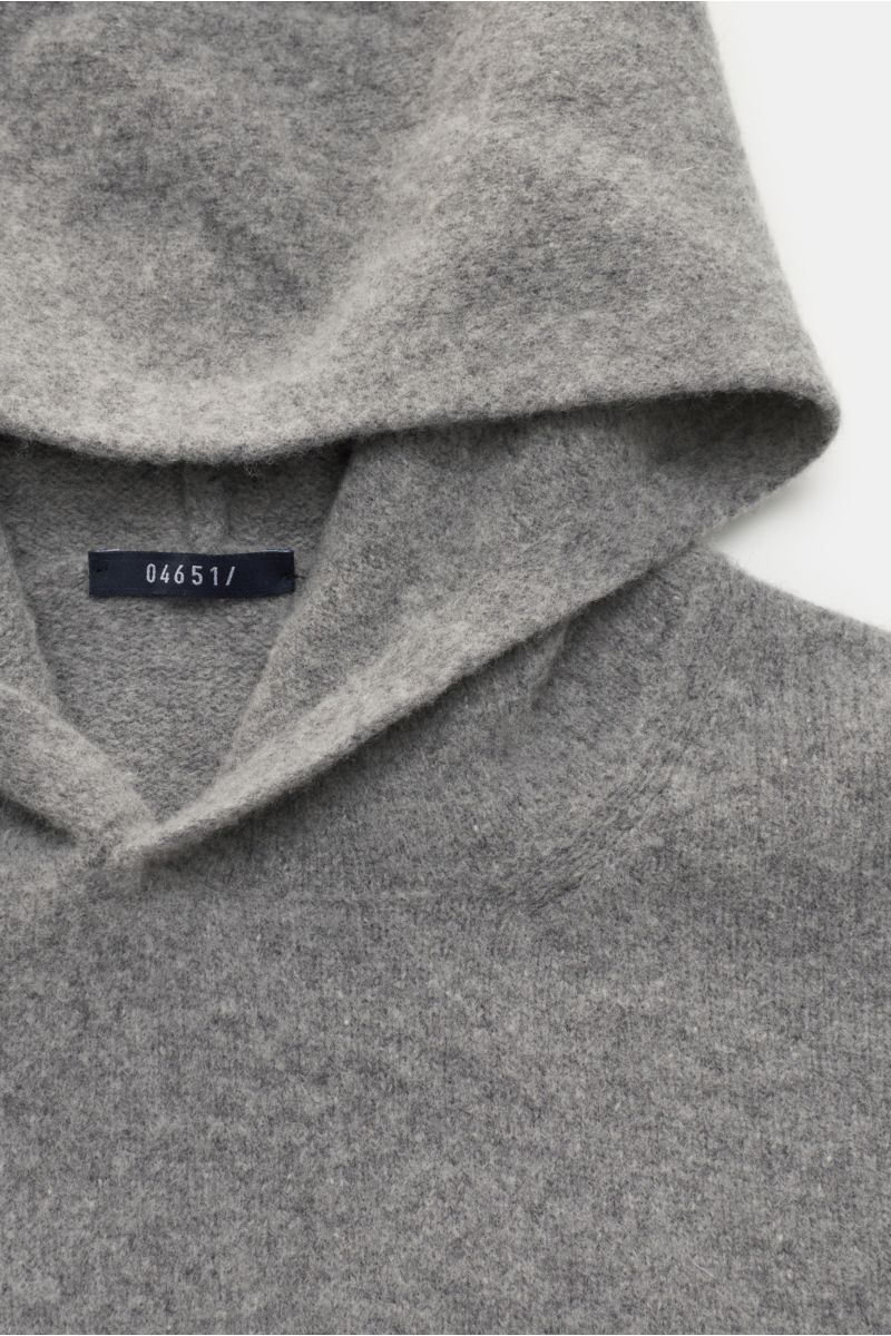 04651/ A trip in a bag Kapuzenpullover 'Shetland Hoodie' grau