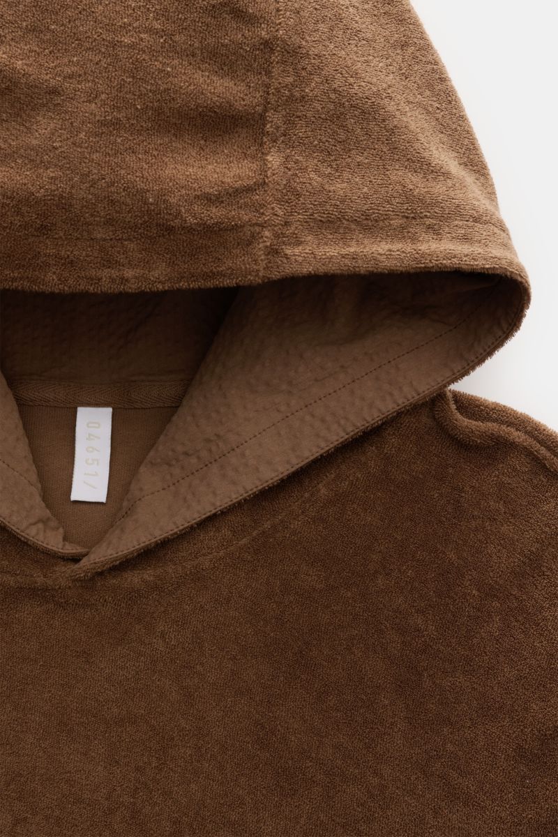 04651/ A trip in a bag Kapuzenpullover 'Beach Hoodie' braun