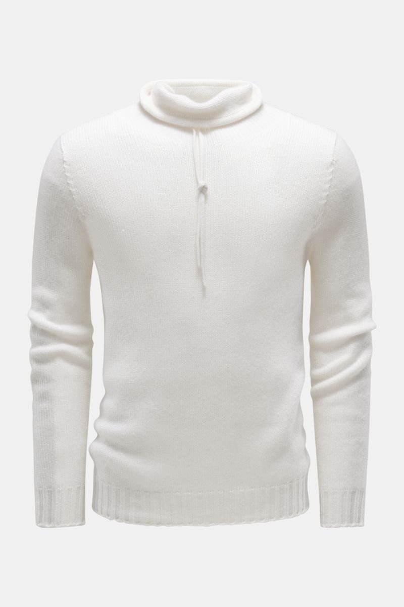 Cashmere Pullover 'The Mock' weiß