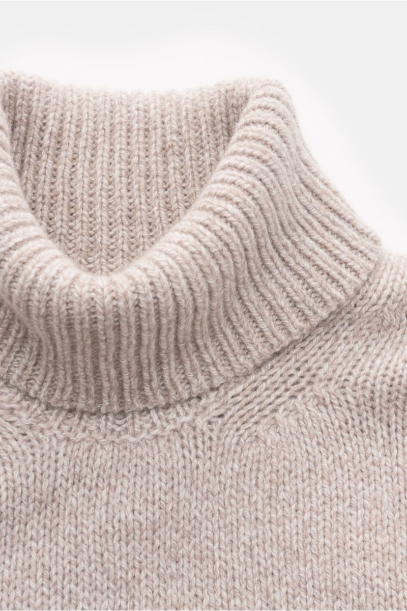 von Braun Cashmere Rollkragenpullover beige