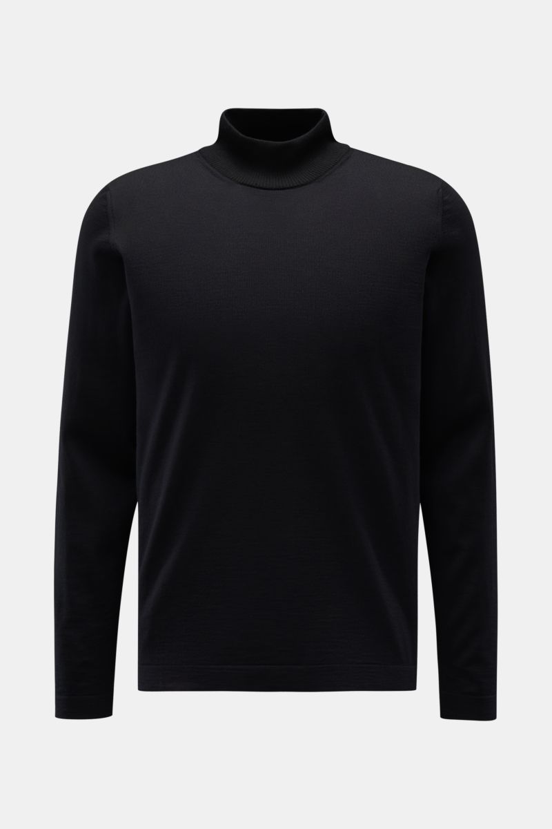 04651/ A trip in a bag Rollkragenpullover 'Merino' schwarz
