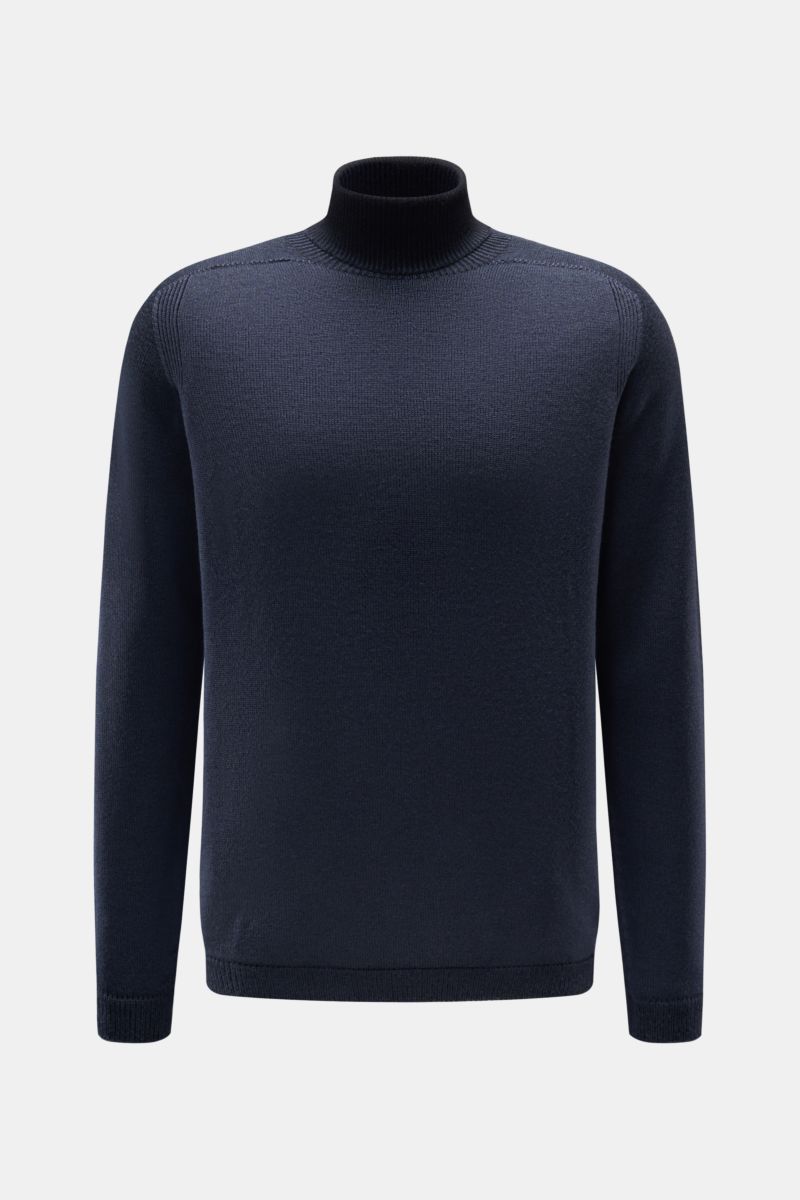 04651/ A trip in a bag Rollkragenpullover dunkelblau