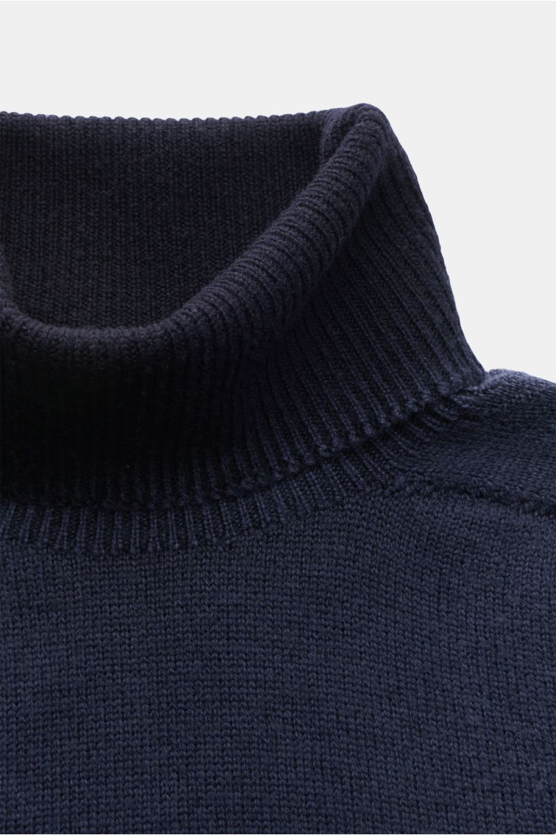 04651/ A trip in a bag Rollkragenpullover dunkelblau