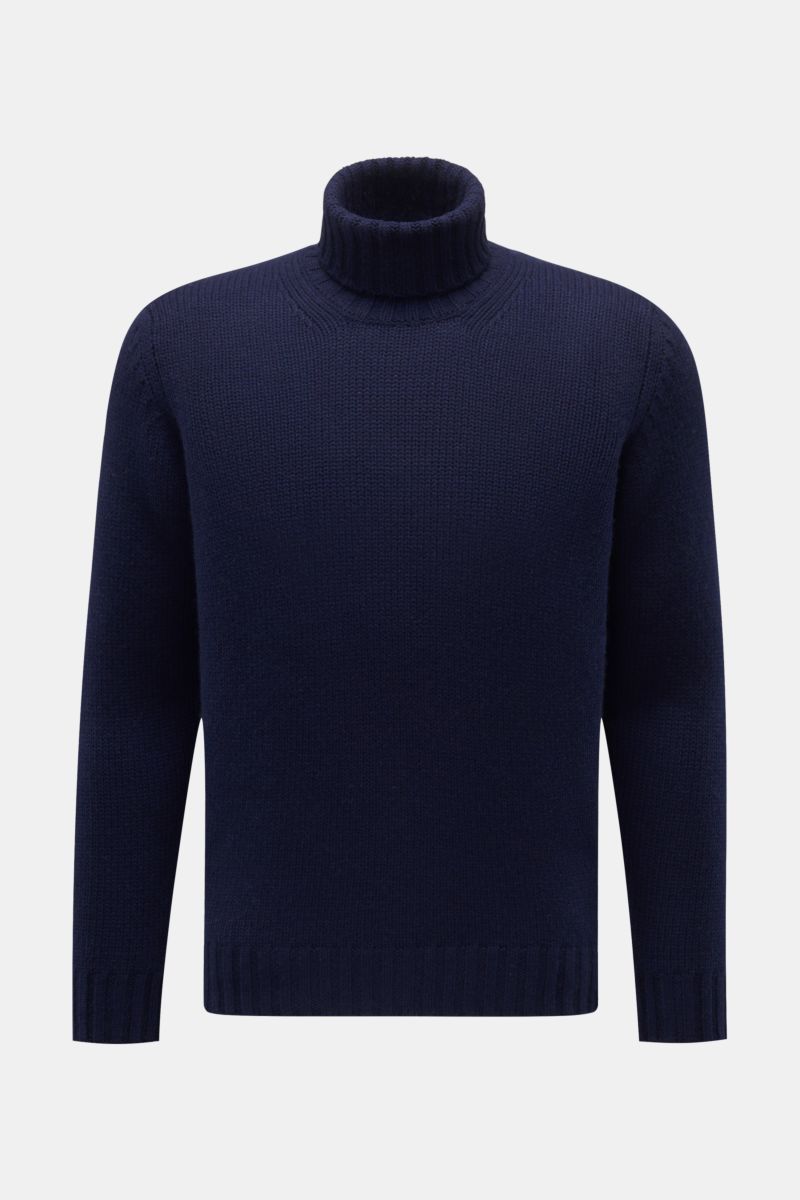 Della Ciana Rollkragenpullover navy