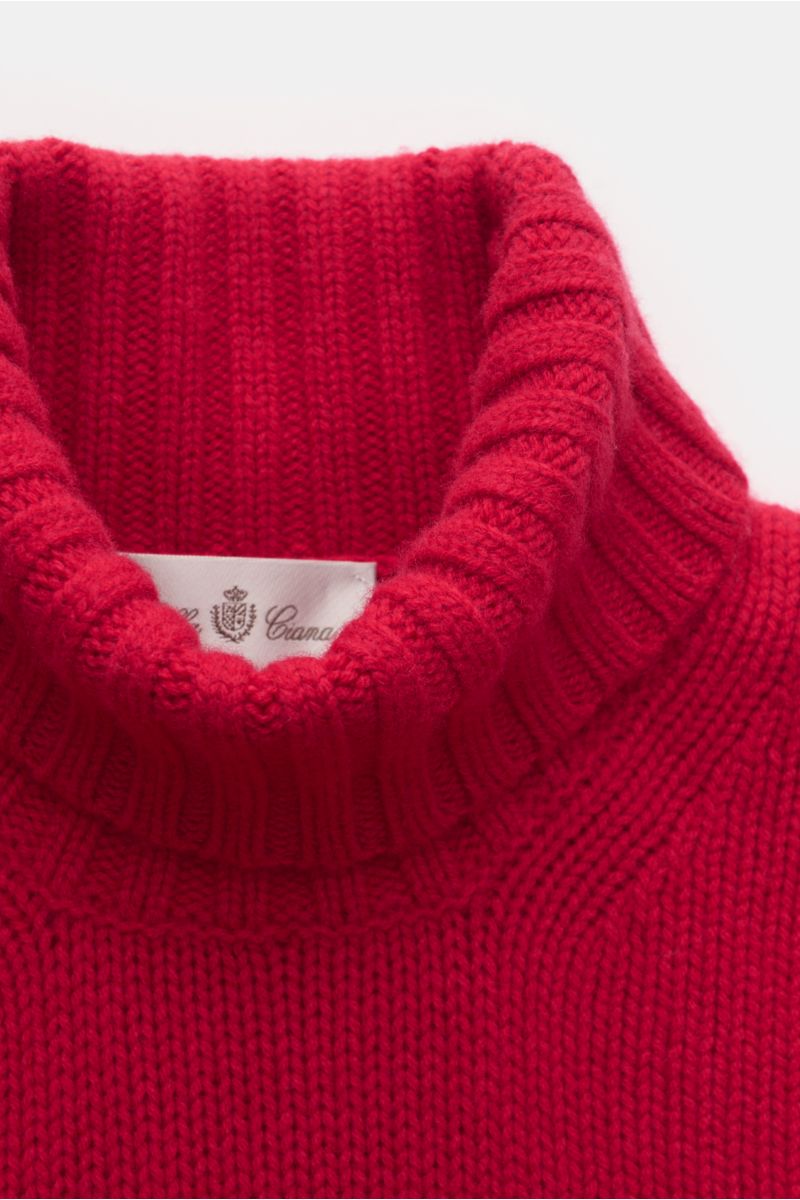 Della Ciana Rollkragenpullover rot