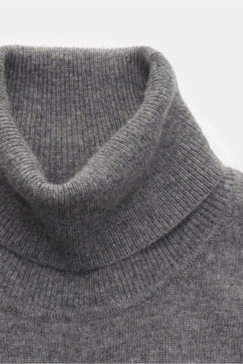 von Braun Cashmere Rollkragenpullover grau meliert