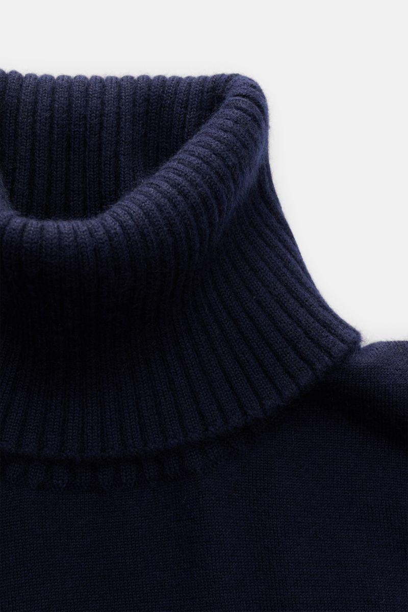 Fioroni Cashmere Rollkragenpullover navy