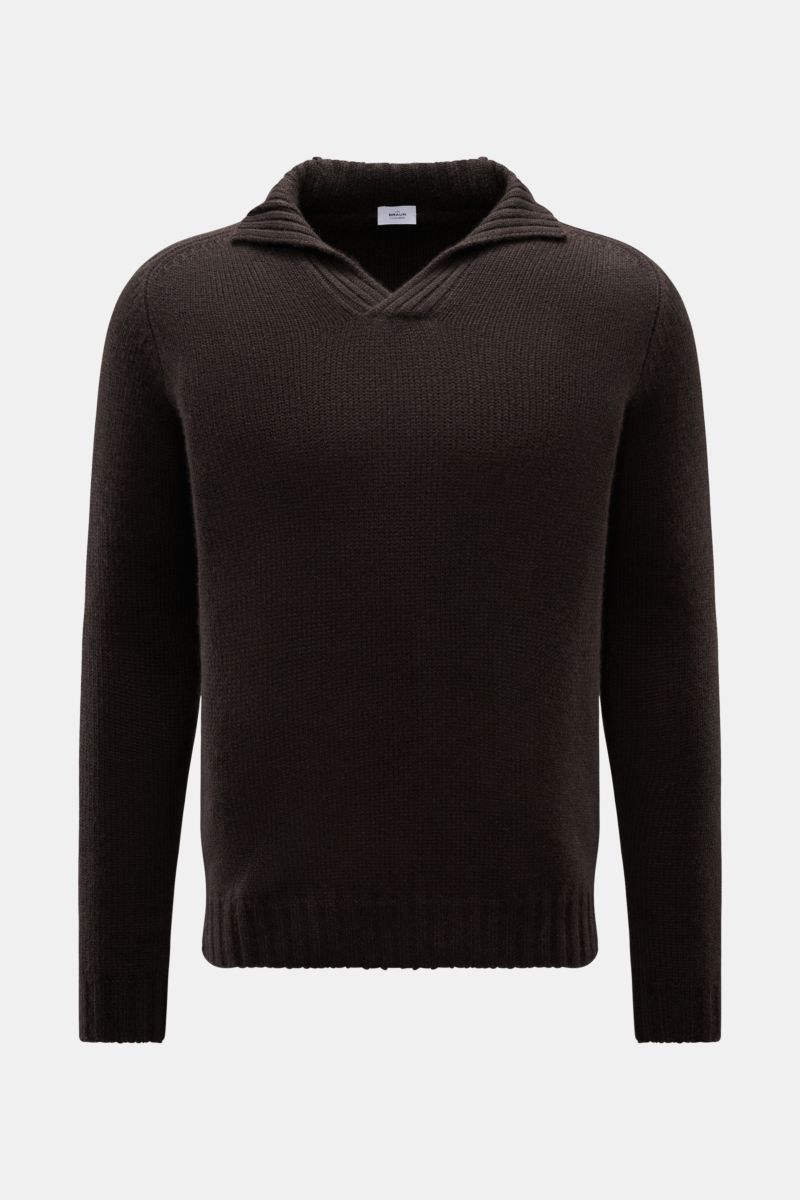 von Braun Cashmere Troyer dunkelbraun