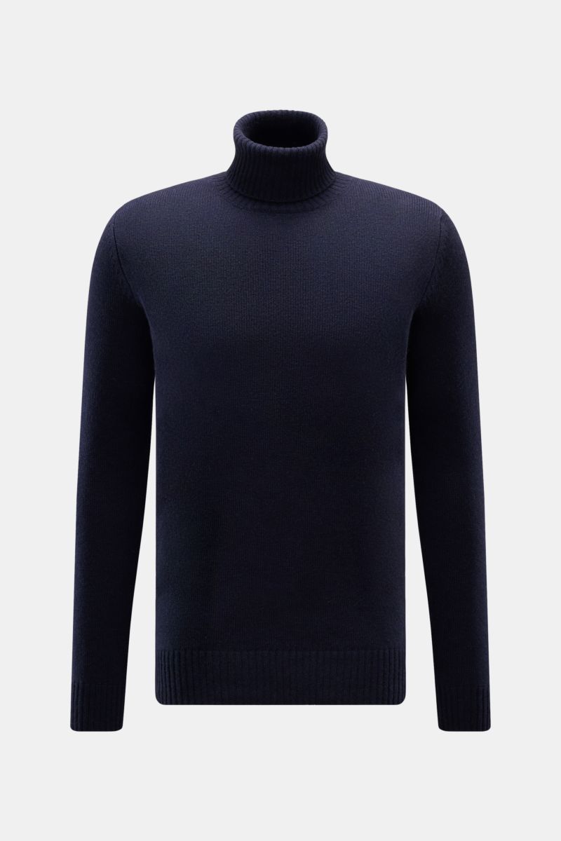 von Braun Cashmere Rollkragenpullover navy