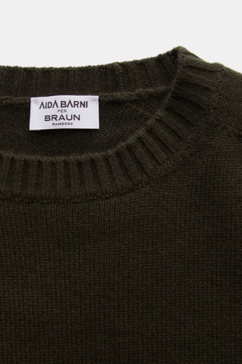 Aida Barni Gray Cashmere Polo Short Sleeve Shirt Sz XS