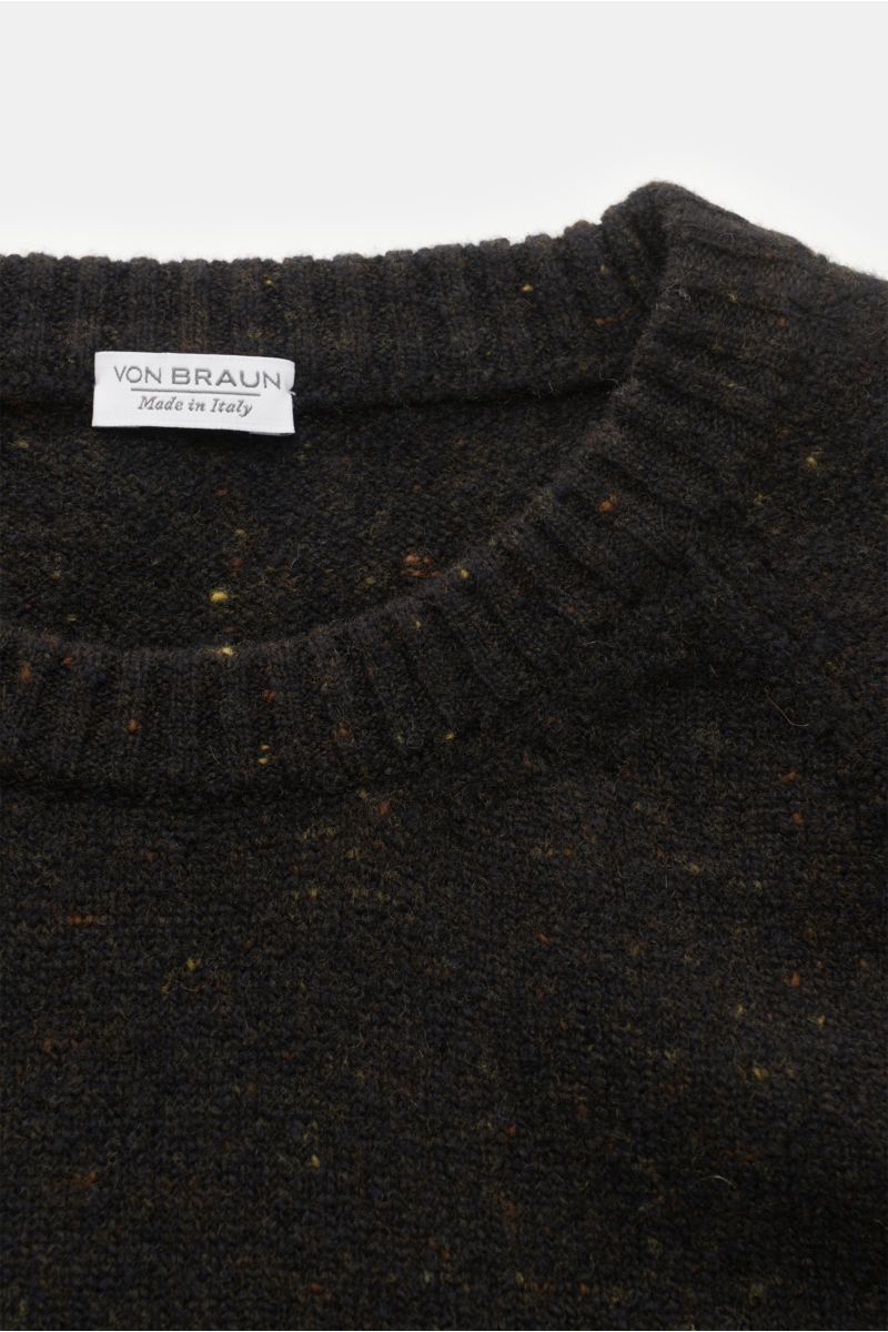 von Braun Rundhalspullover oliv