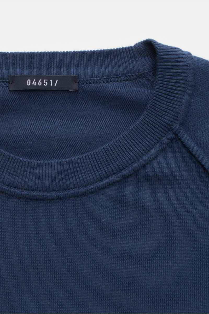 04651/ A trip in a bag Crew neck jumper grey-blue