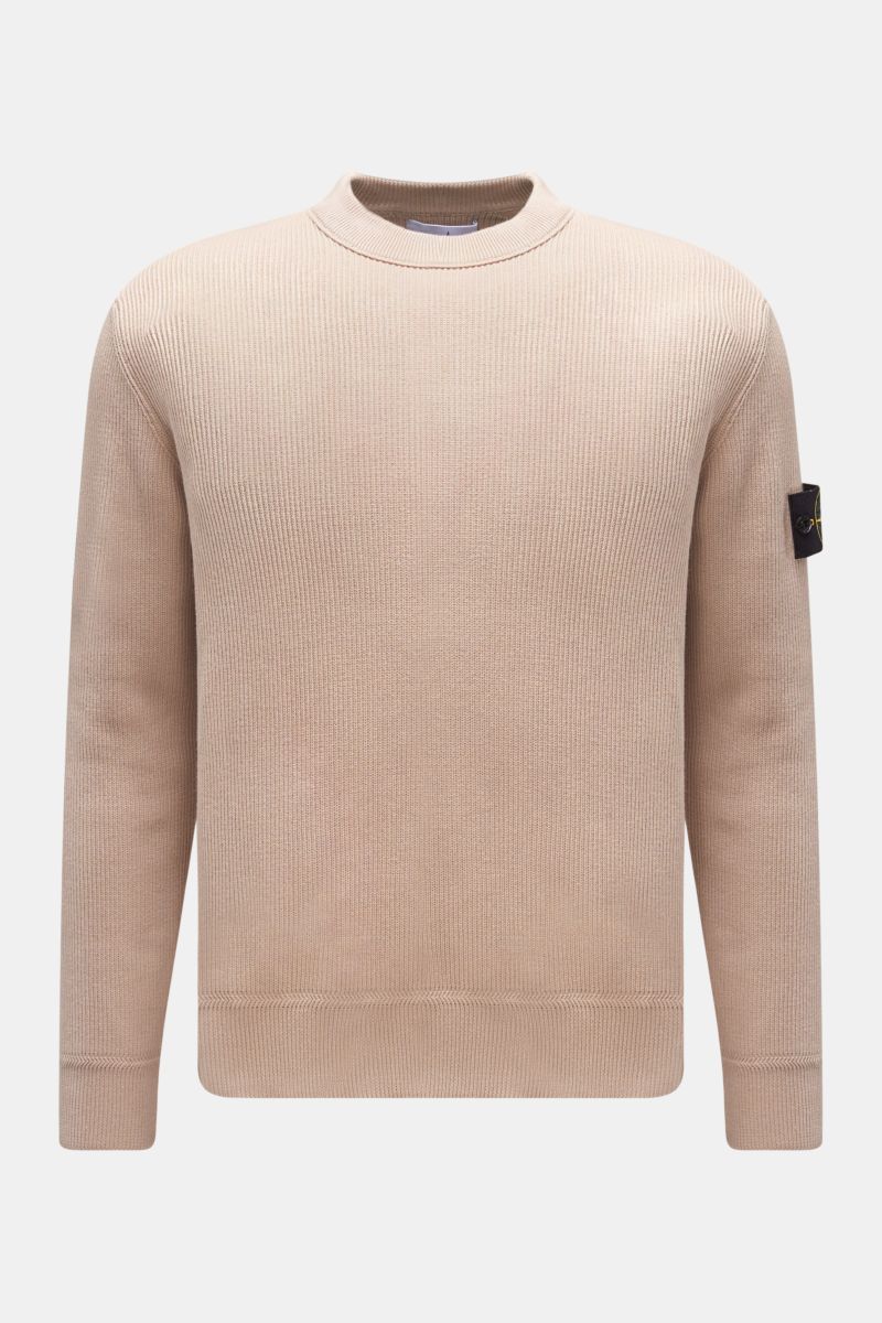 STONE ISLAND Rundhalspullover 'Maglia' hellgrau | BRAUN Hamburg