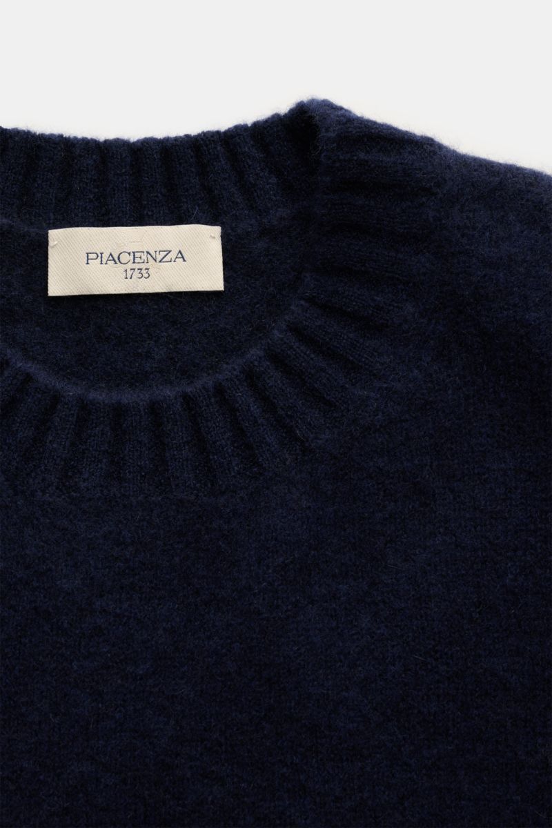 Piacenza 1733 Rundhalspullover navy