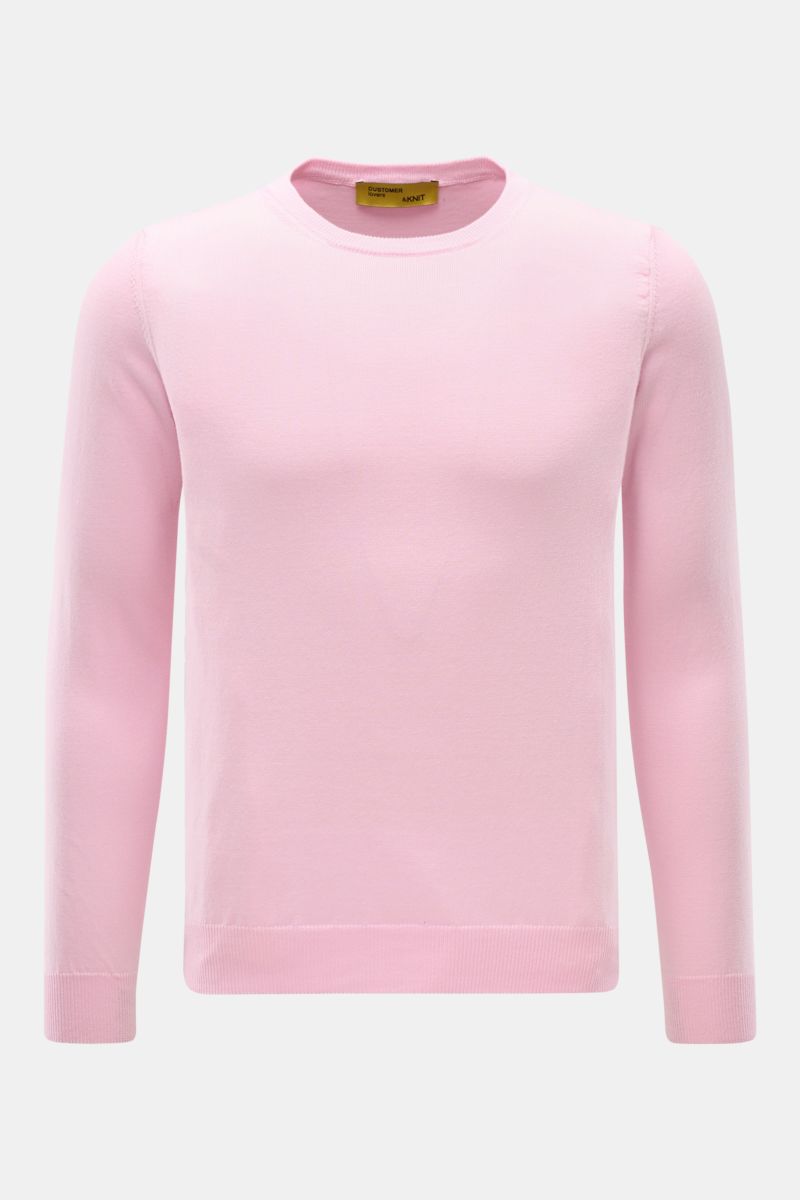 B.F. Knitwear Crew neck jumper rose