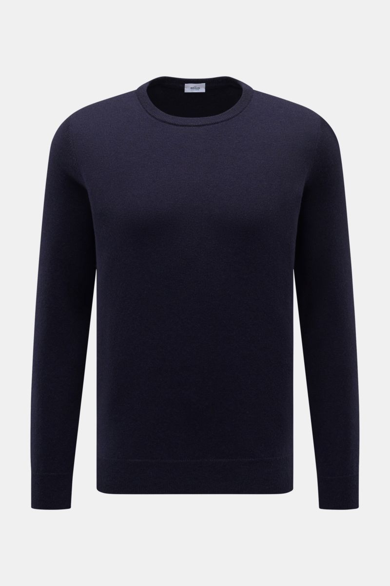 von Braun Cashmere Rundhalspullover navy