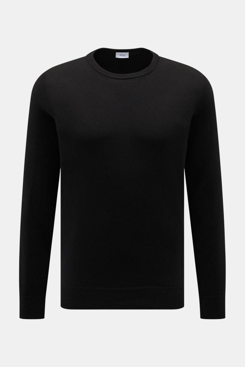 von Braun Cashmere Rundhalspullover schwarz