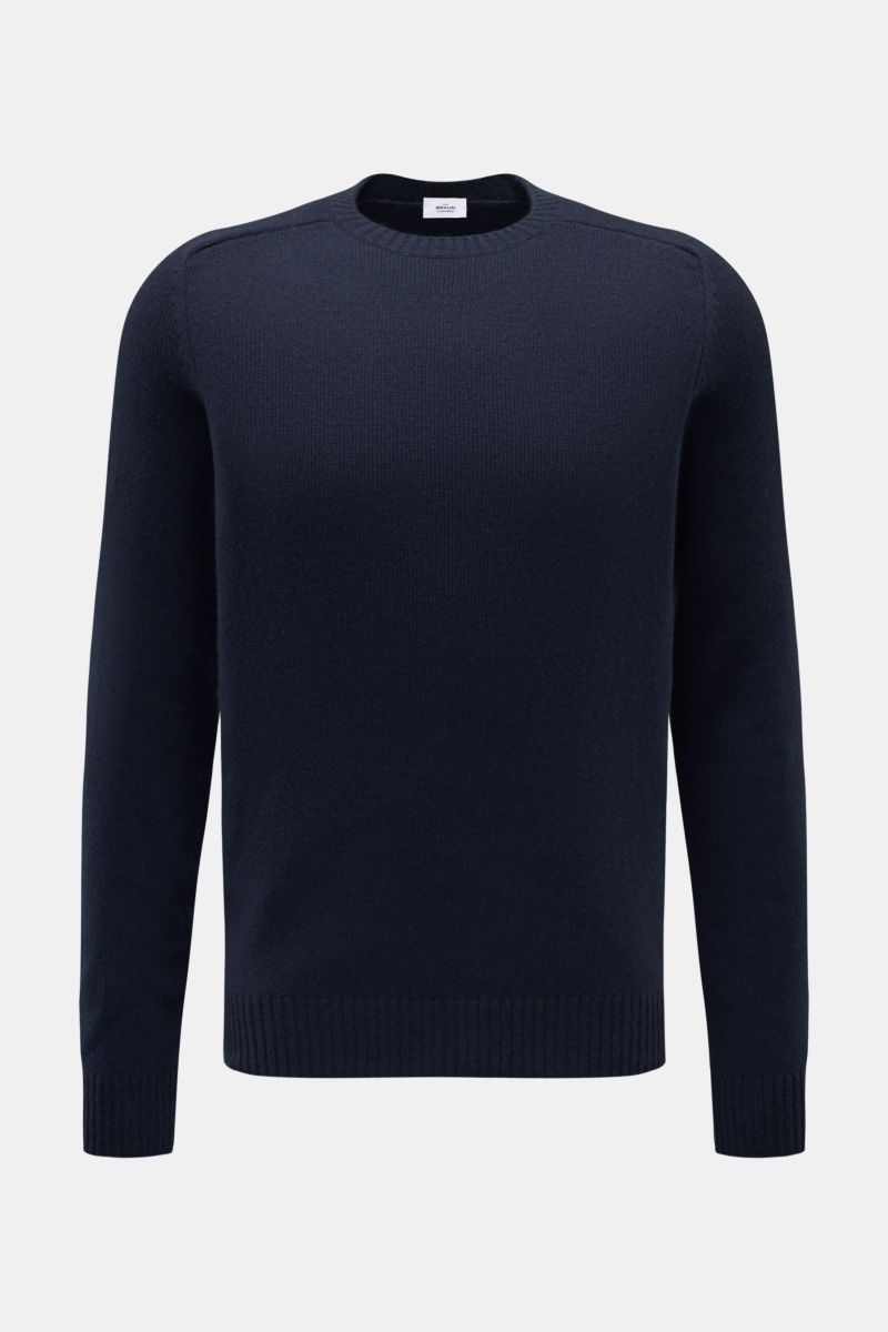 von Braun Cashmere Rundhalspullover navy