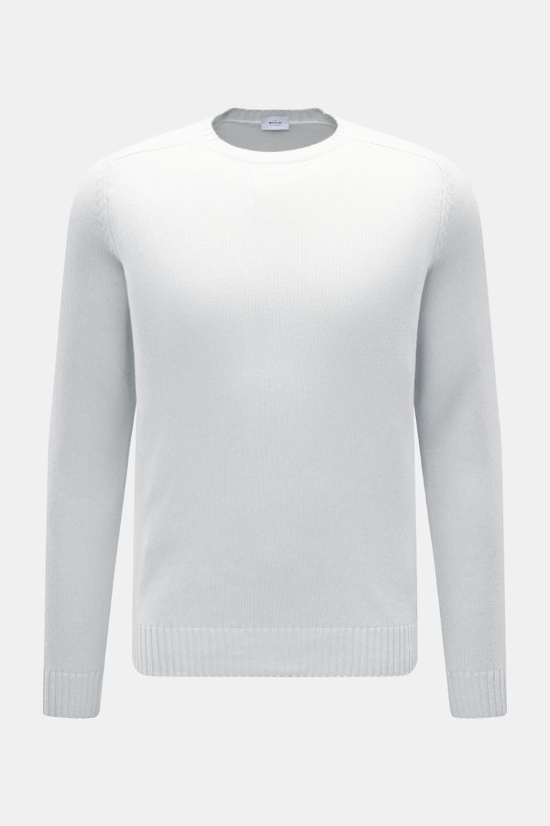 von Braun Cashmere Rundhalspullover hellgrau