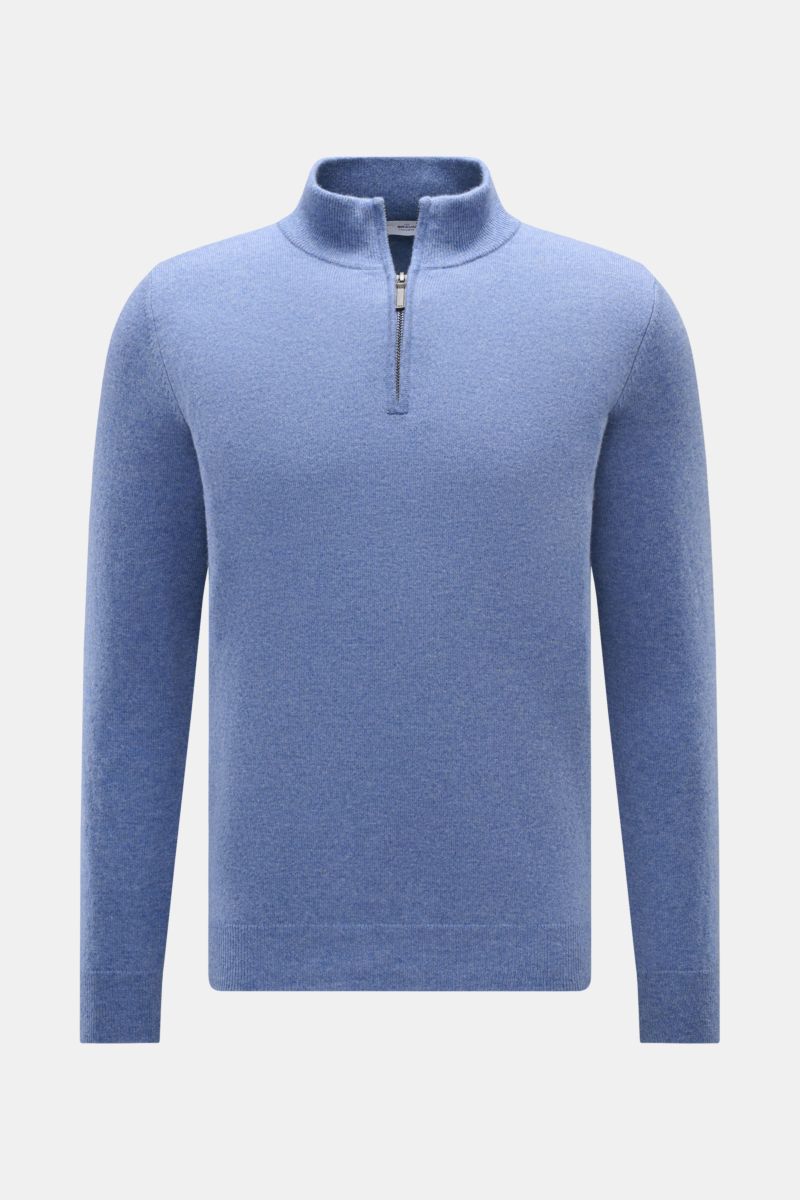 von Braun Cashmere Troyer blau meliert