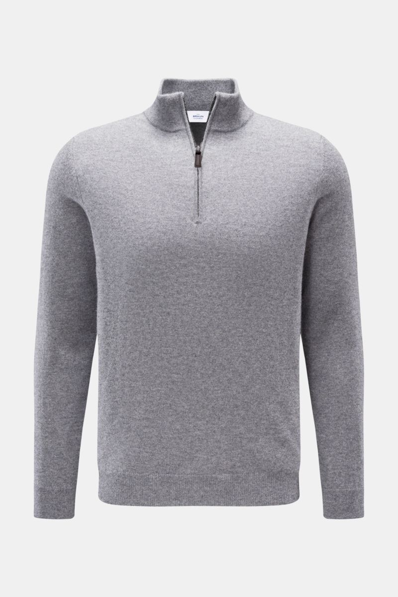 von Braun Cashmere Troyer grau meliert