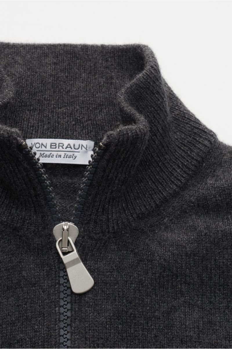 von Braun Kids’ cashmere cardigan anthracite