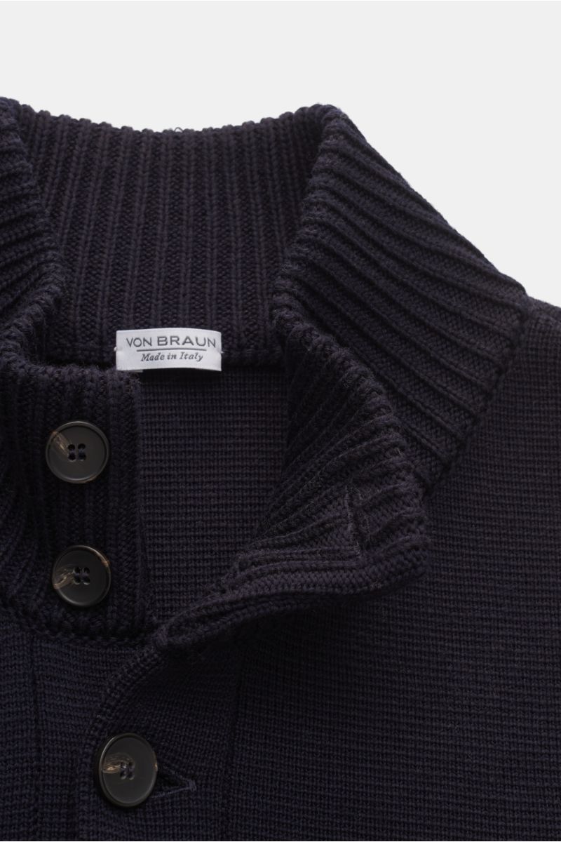 von Braun Merino Cardigan dark navy