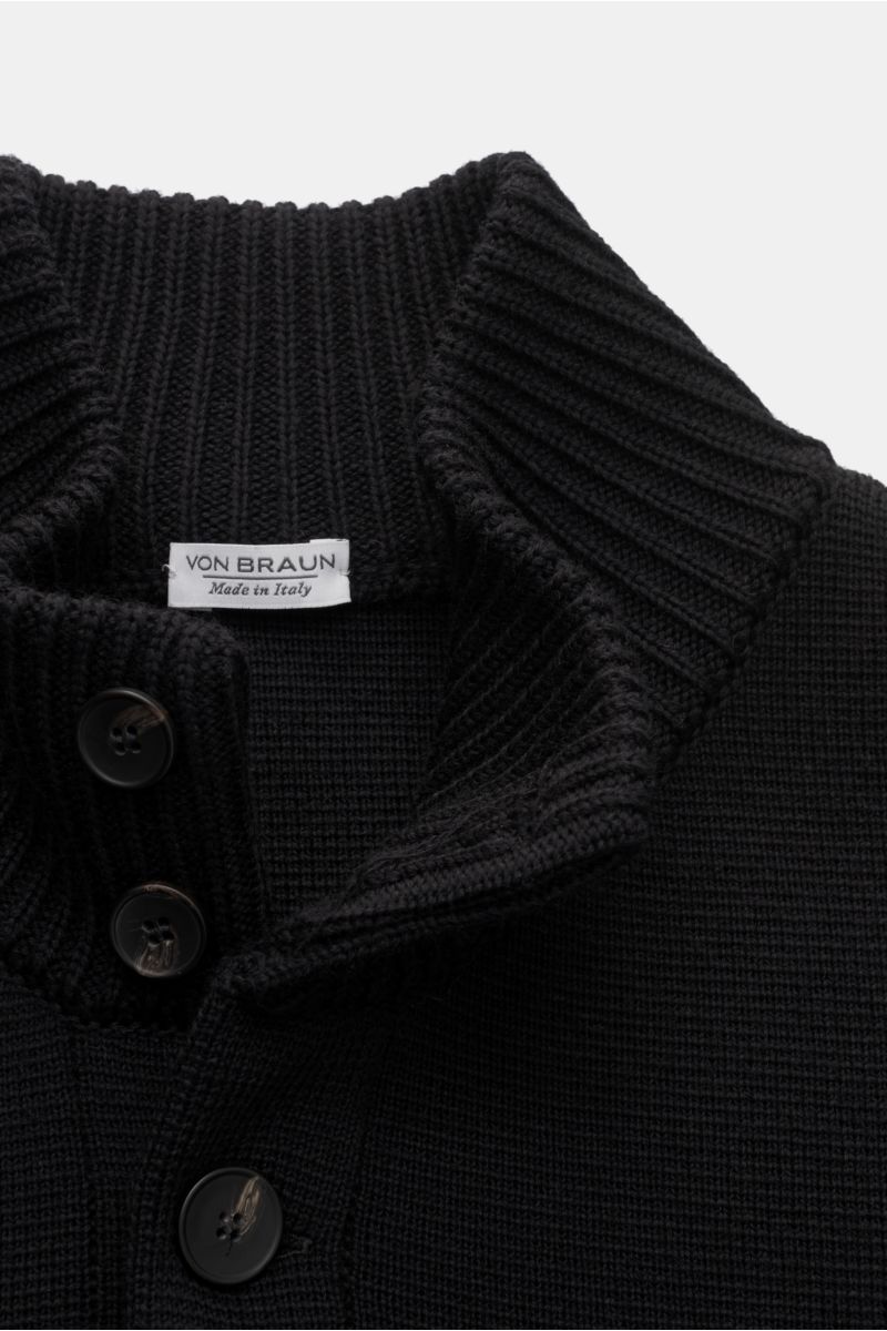 von Braun Merino Cardigan schwarz