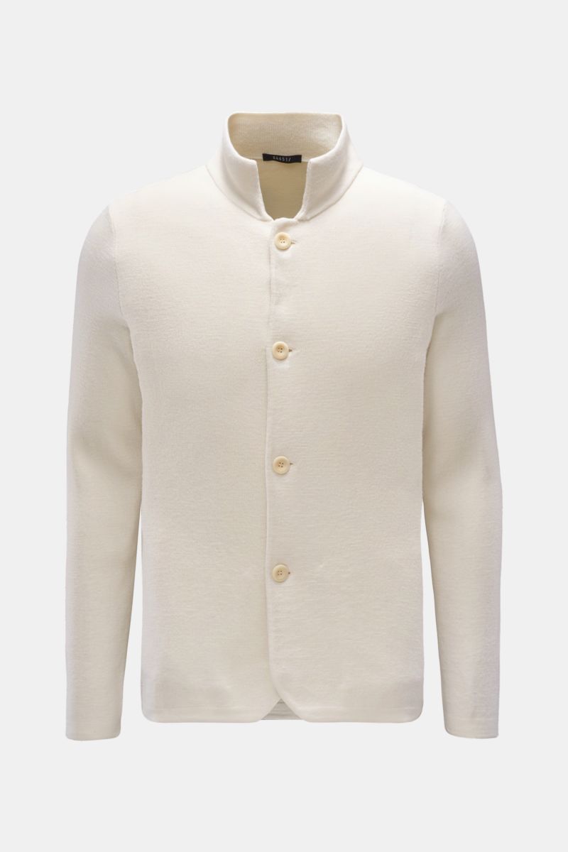 04651/ A trip in a bag Cardigan 'Foggy' creme