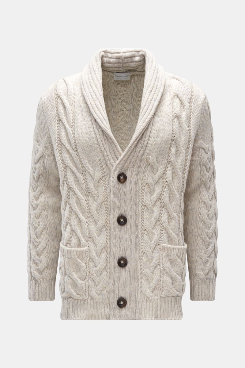 Settefili Cashmere Cardigan hellgrau