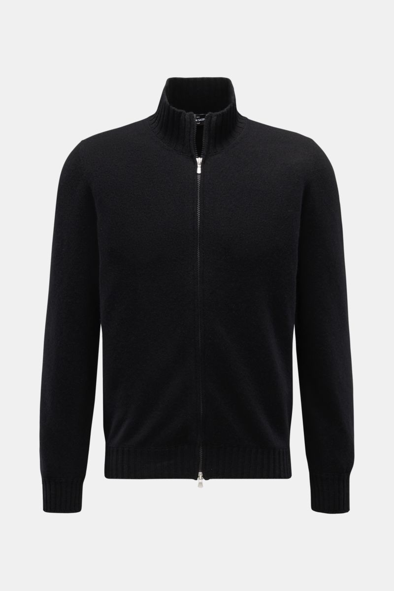 GRAN SASSO cashmere cardigan black | BRAUN Hamburg