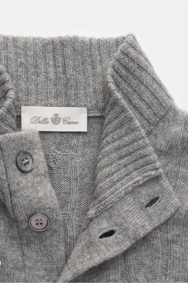 Della Ciana Cardigan grey melange