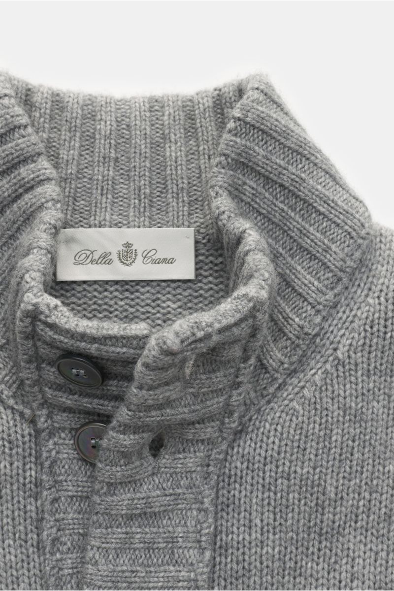 Della Ciana Cardigan grau meliert