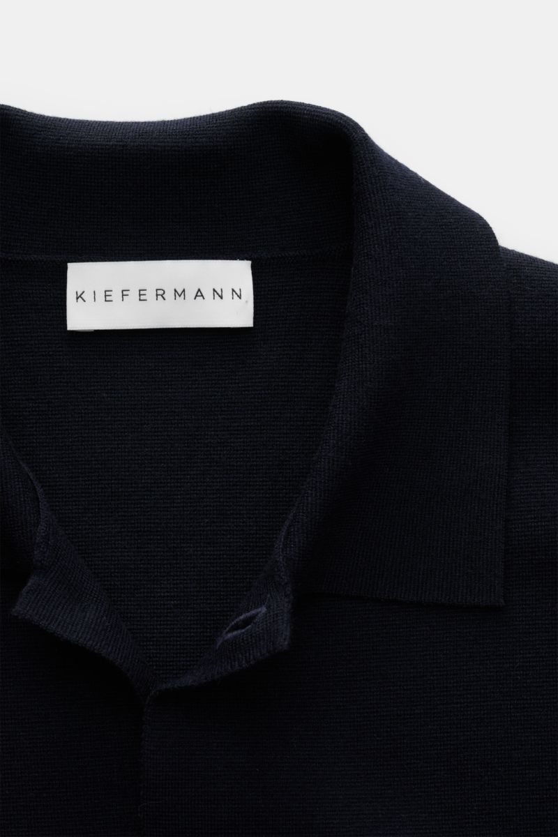 Kiefermann Merino Jersey-Cardigan 'Clemenso' dark navy