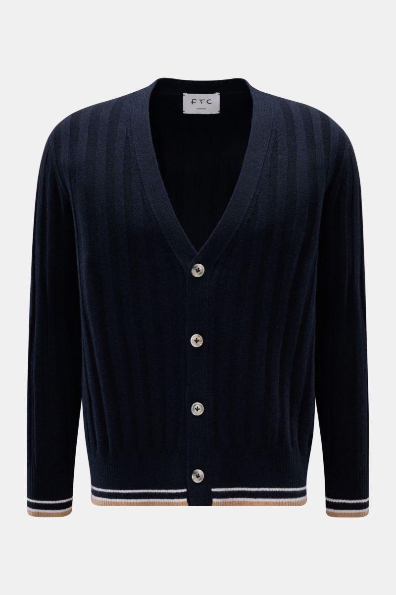 FTC Cashmere cardigan navy