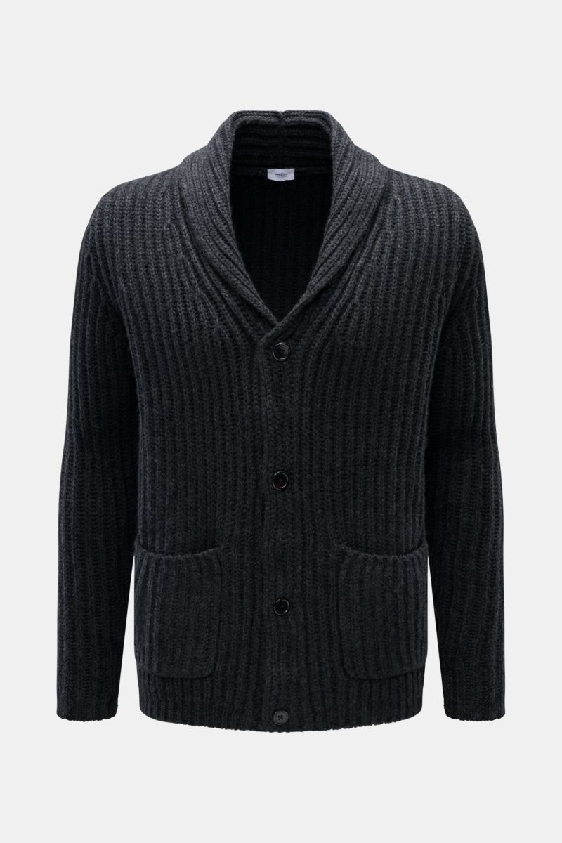von Braun Cashmere cardigan anthracite mottled