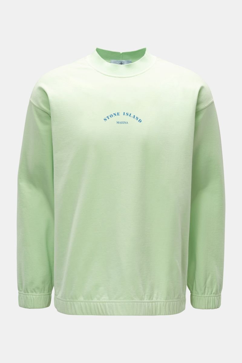 Rundhals-Sweatshirt 'Marina' neongrün