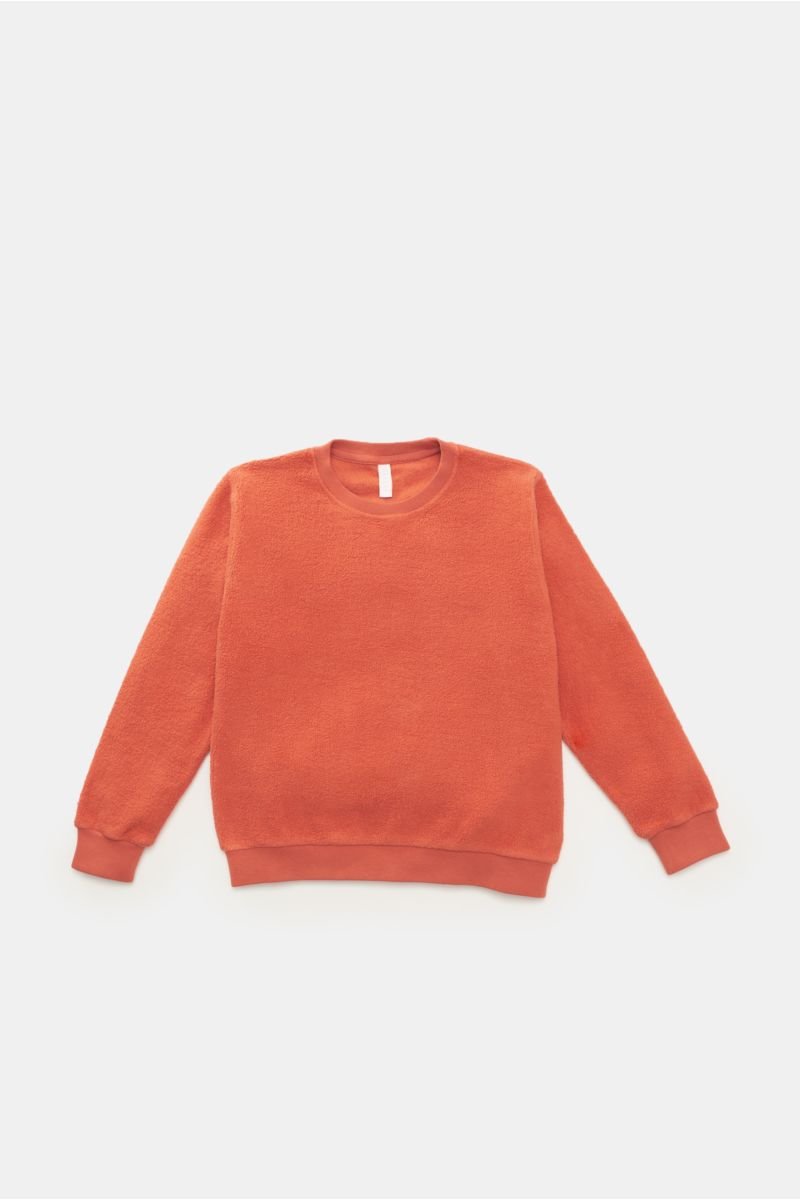 Kinder Fleece-Rundhals-Sweatshirt 'Oyster Kids PF Crew' orange