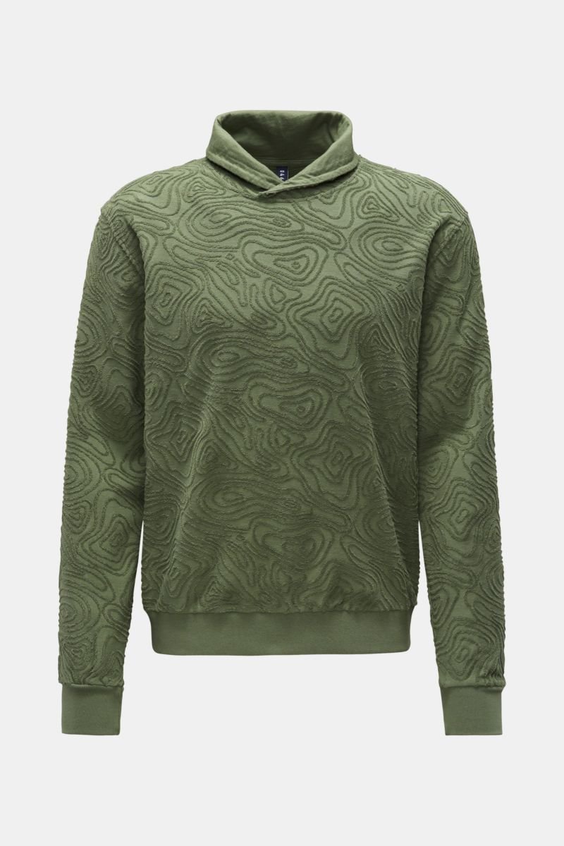 Sweatshirt 'Seamap Turtle' grün