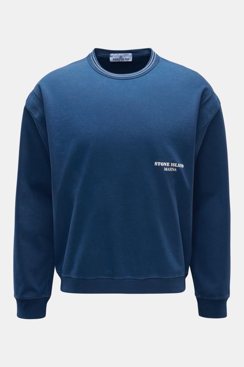 Rundhals-Sweatshirt 'Marina' dunkelblau