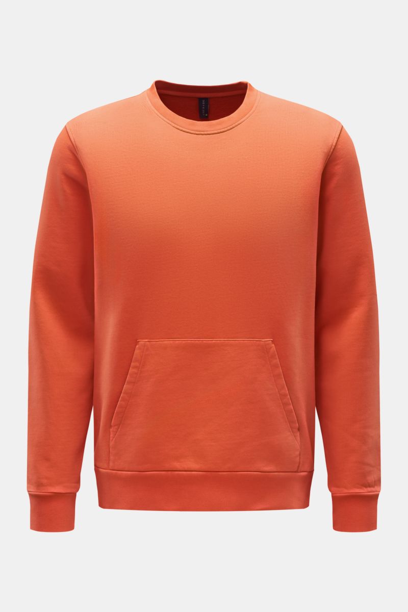 04651/ A trip in a bag Crew neck jumper 'AF Crew' orange