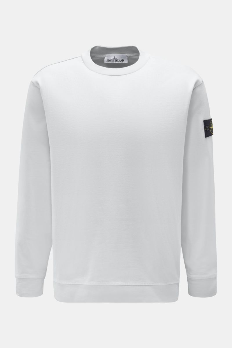 Stone Island Rundhals-Sweatshirt pastellblau