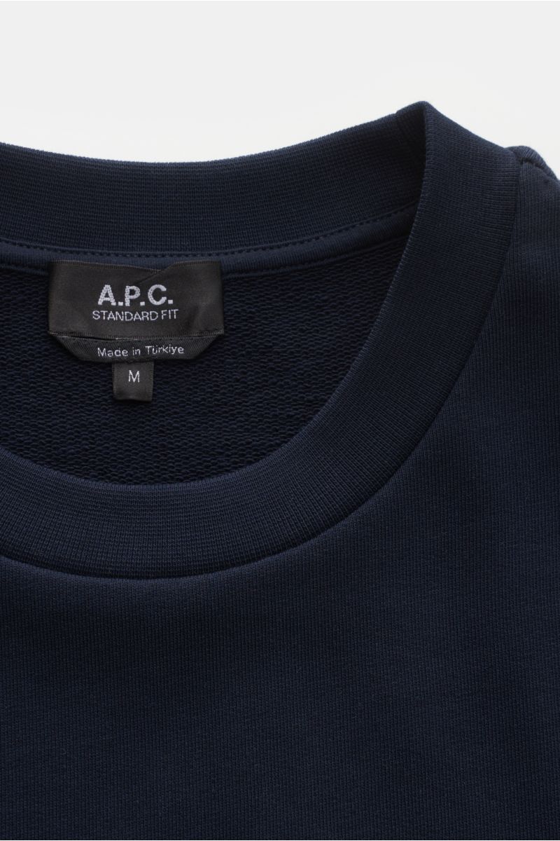 A.P.C. Rundhals-Sweatshirt 'Standard Grand VPC' navy