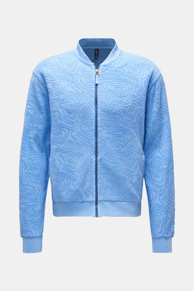 Sweat jacket 'Seamap Bomber' blue