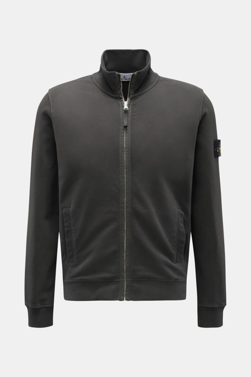 Stone Island sweat jacket dark grey BRAUN Hamburg