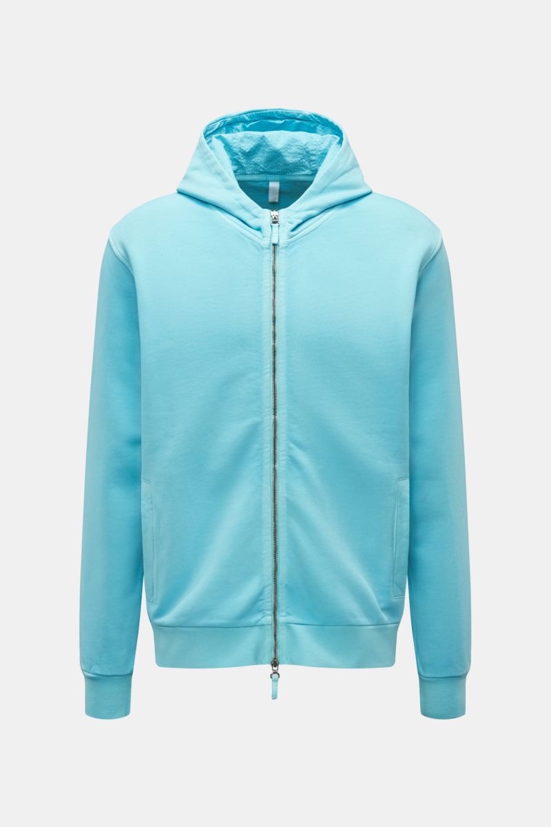 04651/ A trip in a bag Sweat jacket 'AF Full Zip' turquoise