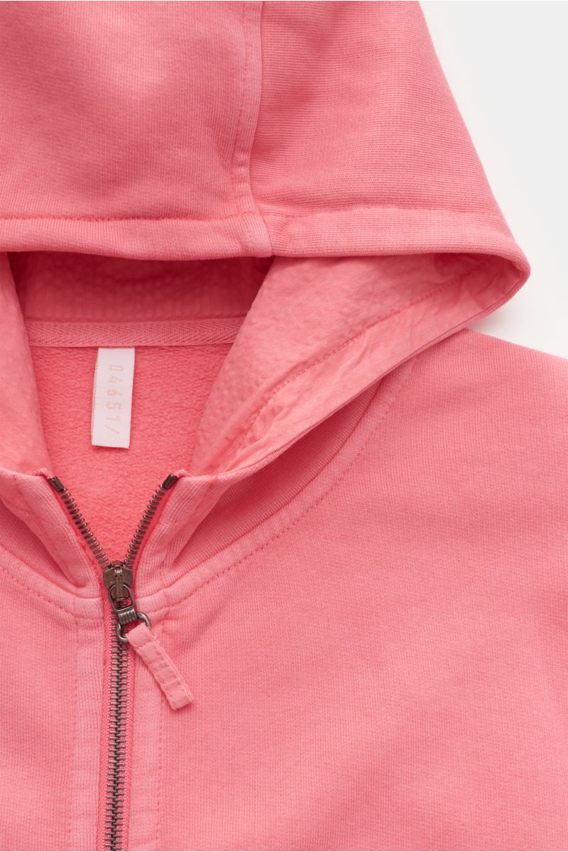 04651/ A trip in a bag Sweat jacket 'AF Full Zip' coral