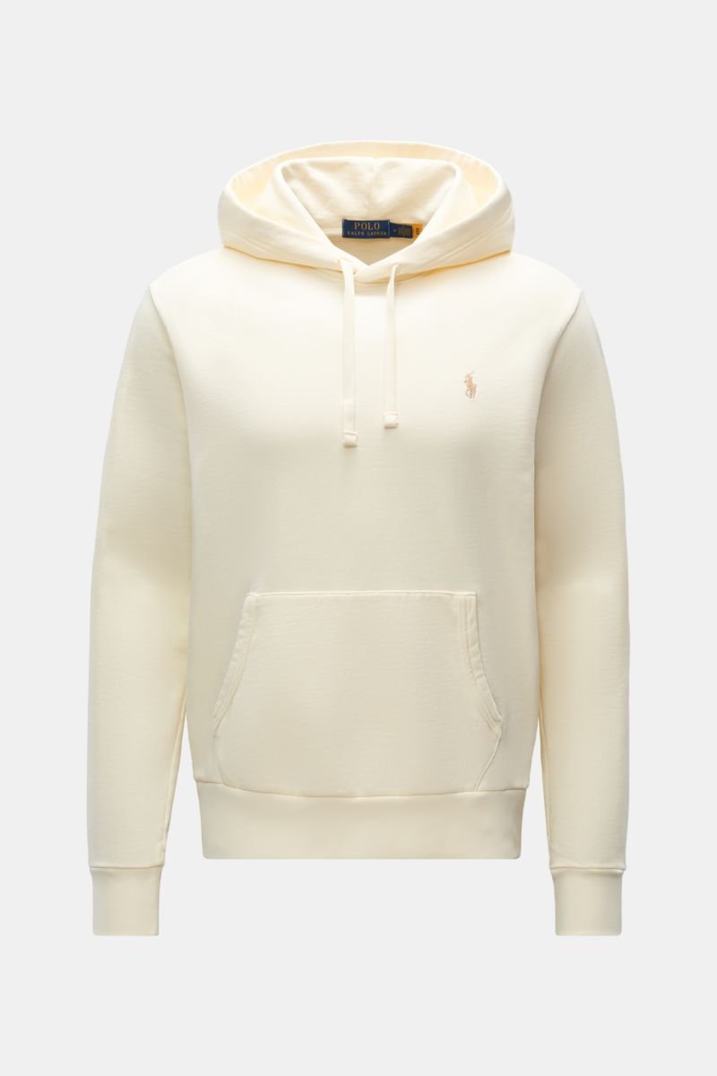 Hooded jumper pastel yellow
