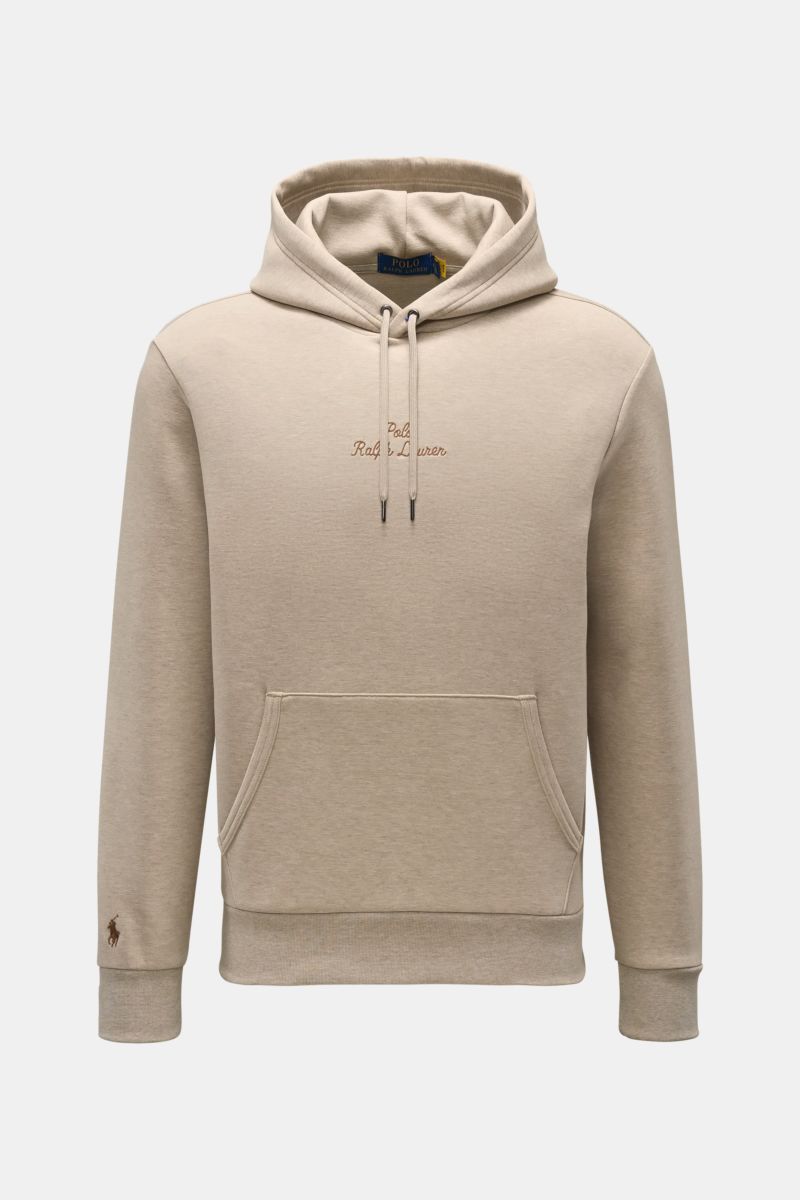 Kapuzenpullover sand meliert